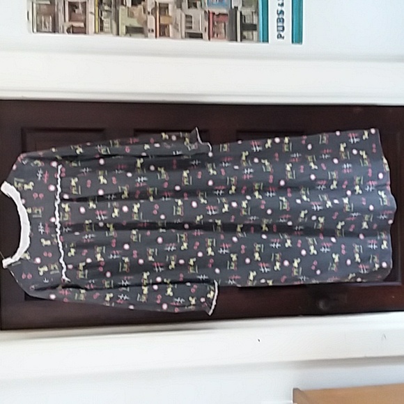 Vintage amish dress handmade buggy/carriage print - Picture 5 of 7